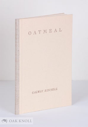 Order Nr. 139427 OATMEAL. Galway Kinnell