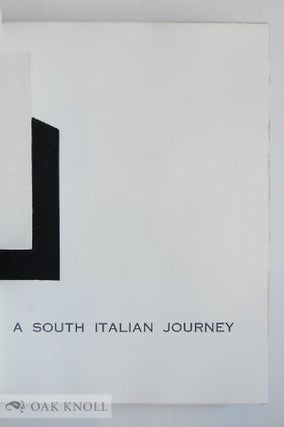 A SOUTH ITALIAN JOURNEY.