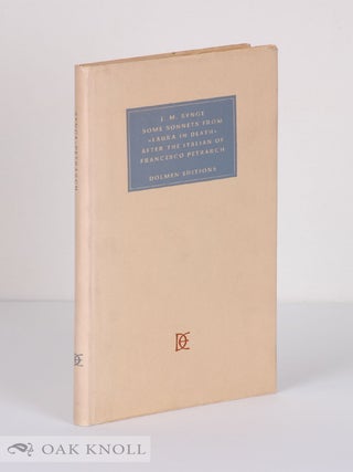 Order Nr. 139482 SOME SONNETS FROM "LAURA IN DEATH" J. M Synge