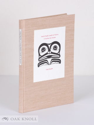 Order Nr. 139484 NORTH PACIFIC LANDS & WATERS. Gary Snyder