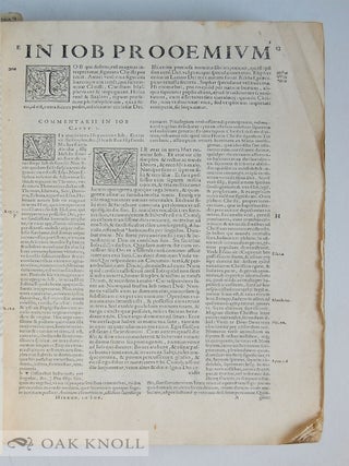 OPERA DIVI HIERONYMI STRIDONIENSIS, ECCLESIÆ DOCTORIS.