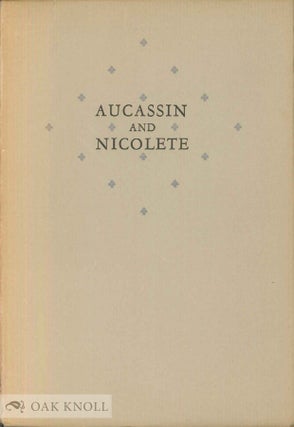 Order Nr. 139650 AUCASSIN AND NICOLETE, AS TRANSLATED BY ANDREW LANG
