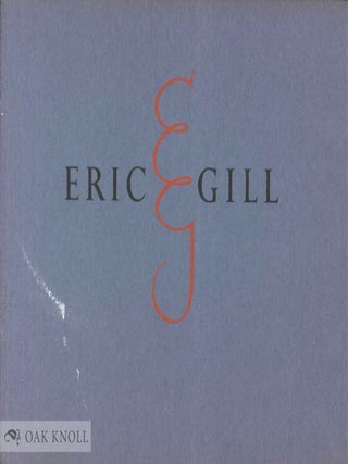 Order Nr. 139776 ERIC GILL 1882-1940