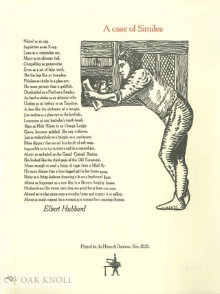 Order Nr. 139824 A CASE OF SIMILES. Elbert Hubbard