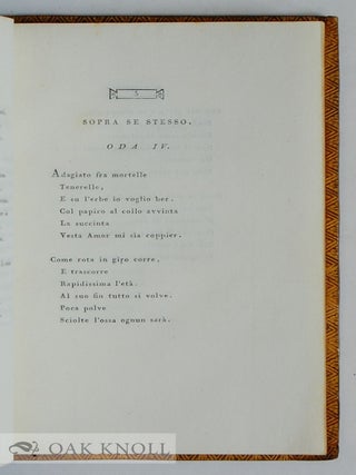 ODI DI ANACREONTE TRADOTTE IN VERSI ITALIANI DA ERITISCO PILENEJO.