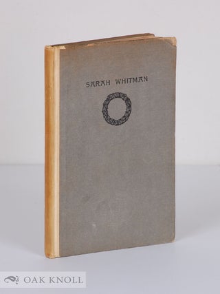 Order Nr. 140063 SARAH WHITMAN. Oliver Wendell Holmes