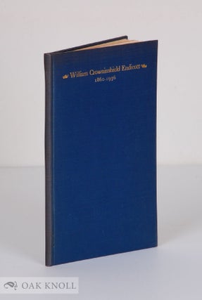Order Nr. 140074 WILLIAM CROWNINSHIELD ENDICOTT. William Lawrence