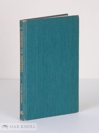 Order Nr. 140111 A MINISTRY OF PRINTING. HISTORY OF THE PUBLICATION HOUSE OF AUGUSTANA LUTHERAN...