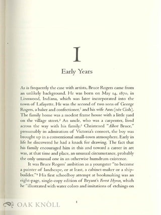 BRUCE ROGERS: AMERICAN TYPOGRAPHER.