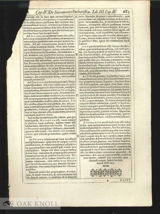 PEREGRINATIONS OF FRENCH TYPES IN THE SIXTEENTH CENTURY: PRINTING OF ROBERT BELLAMARINE'S DISPUTATIONES IN SOUTHERN GERMANY.