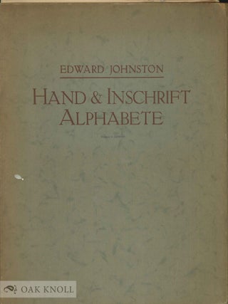 Order Nr. 140243 HAND & INSCHRIFT ALPHABETE FÜR SCHULEN UND FACHKLASSEN UND FÜR...
