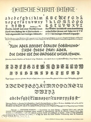 HAND & INSCHRIFT ALPHABETE FÜR SCHULEN UND FACHKLASSEN UND FÜR KUNSTGEWERBLICHE WERKSTÄTTEN.