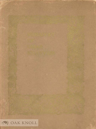 Order Nr. 140246 RUBAIYAT OF OMAR KHAYYAM