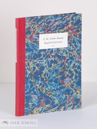 Order Nr. 140282 CHARLES HARRY STJOHN HORNBY, ENGLISH GENTLEMAN. Foster Macy Johnson