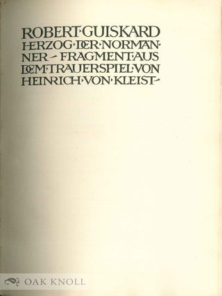 ROBERT GUISKARD HERZOG DER NORMÄNNER.