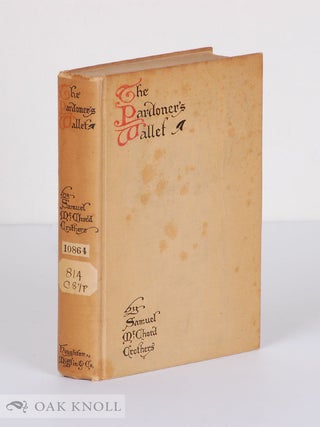 Order Nr. 140501 THE PARDONER'S WALLET. Samuel McChord Crothers