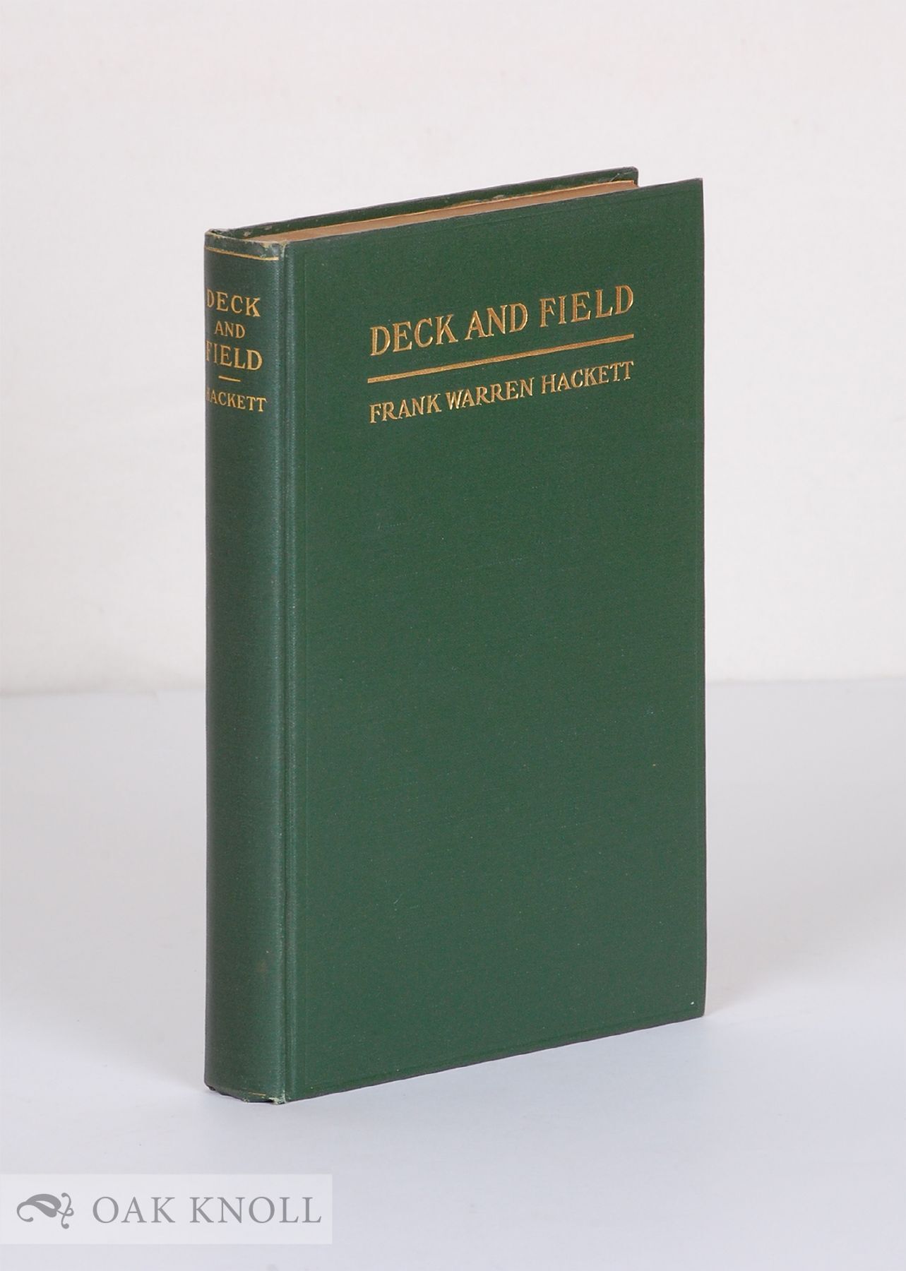 DECK AND FIELD | Frank Warren Hackett