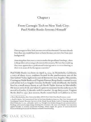 MOORING A FIELD: PAUL N. BANKS AND THE EDUCATION OF LIBRARY AND ARCHIVES CONSERVATORS.