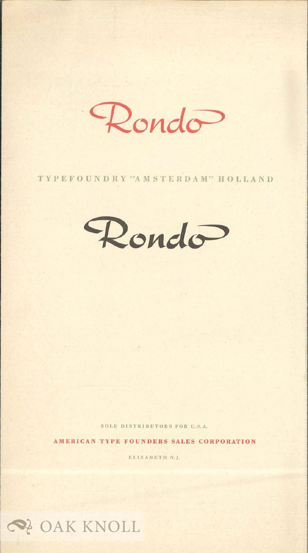 Philips Rondo Books RONDO | Amsterdam