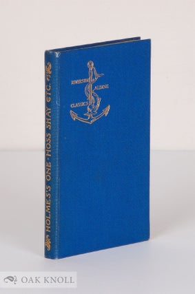 Order Nr. 140755 THE ONE HOSS SHAY WITH ITS COMPANION POEMS HOW THE OLD HORSE WON THE BET AND THE...