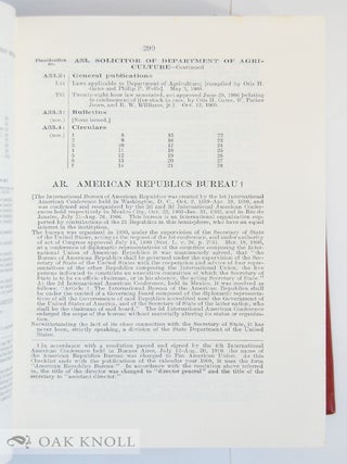 CHECKLIST OF UNITED STATES PUBLIC DOCUMENTS 1789-1909.