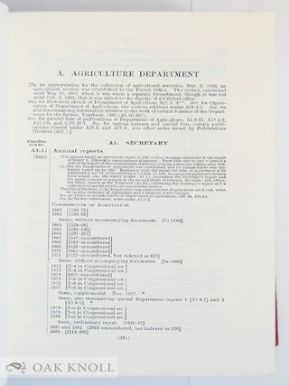CHECKLIST OF UNITED STATES PUBLIC DOCUMENTS 1789-1909.