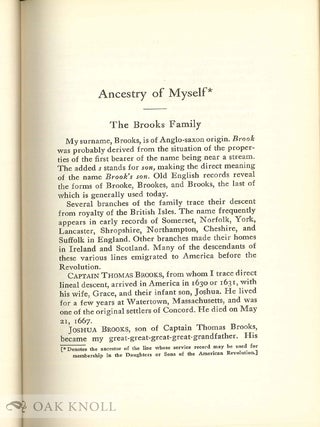 MEMOIRS OF BRYANT B. BROOKS-COWBOY, LUMBERMAN, STOCKMAN, OILMAN, BANKER, AND GOVERNOR OF WYOMING.