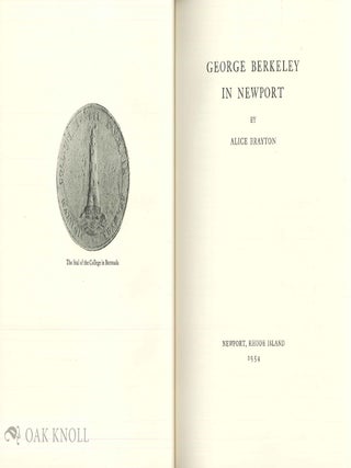 GEORGE BERKELEY IN NEWPORT.