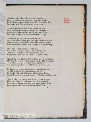 FIVE ARTHURIAN POEMS.