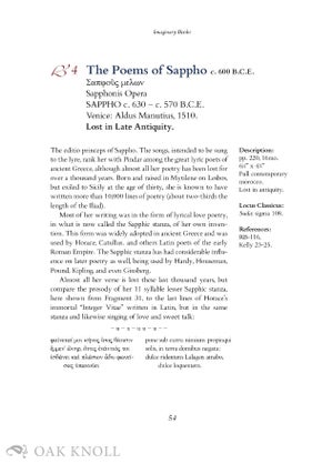 IMAGINARY BOOKS: LOST, UNFINISHED, AND FICTIVE WORKS FOUND ONLY IN OTHER BOOKS