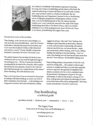 FINE BOOKBINDING: A TECHNICAL GUIDE