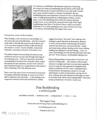 FINE BOOKBINDING: A TECHNICAL GUIDE