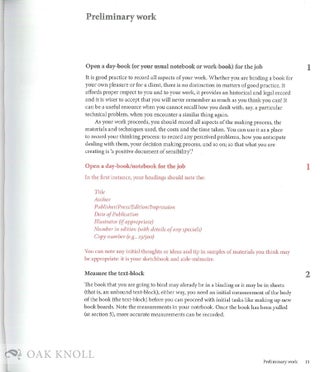 FINE BOOKBINDING: A TECHNICAL GUIDE