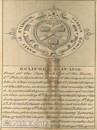 LONDON ALMANACK FOR THE YEAR OF CHRIST 1859.