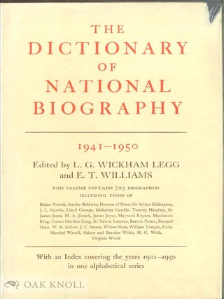THE DICTIONARY OF NATIONAL BIOGRAPHY, FOUNDED IN 1882 BY GEORGE SMITH. TWENTY-EIGHT VOLUMES.