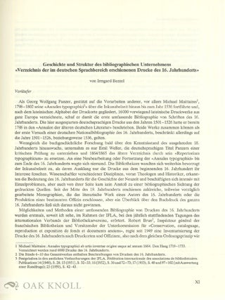 VERZEICHNIS DER IM DEUTSCHEN SPRACHBEREICH ERSCHIENENEN DRUCKE DES XVI. JAHRHUNDERTS. VD 16. 25 VOLUMES.