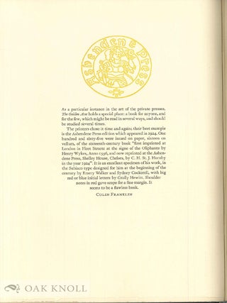 TWELVE BINDINGS. WITH REMARKS ON THE BINDINGS BY MICHAEL WILCOX & ON THE BOOKS BY ELAINE SMYTH & W. THOMAS TAYLOR.
