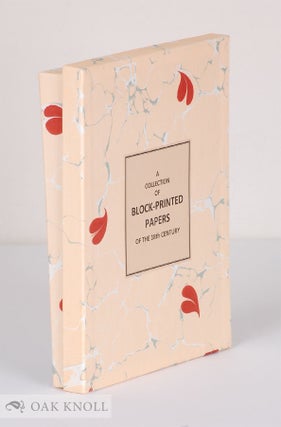 A COLLECTION OF BLOCK-PRINTED PAPERS FROM THE 18TH CENTURY.