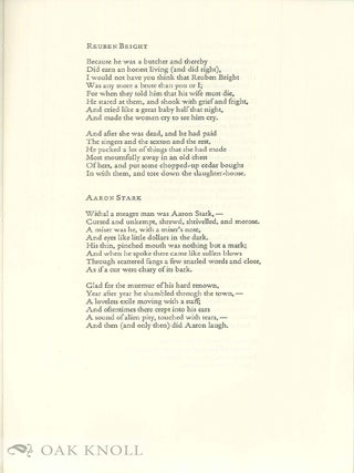 BEN JONSON ENTERTAINS A MAN FROM STRATFORD & OTHER POEMS.