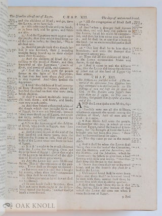 HOLY BIBLE CONTAINING THE OLD AND NEW TESTAMENTS NEWLY TRANSLATED OUT OF THE ORIGINAL TONGUES; AND WITH THE FORMER TRANSLATIONS