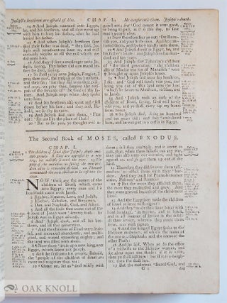 HOLY BIBLE CONTAINING THE OLD AND NEW TESTAMENTS NEWLY TRANSLATED OUT OF THE ORIGINAL TONGUES; AND WITH THE FORMER TRANSLATIONS