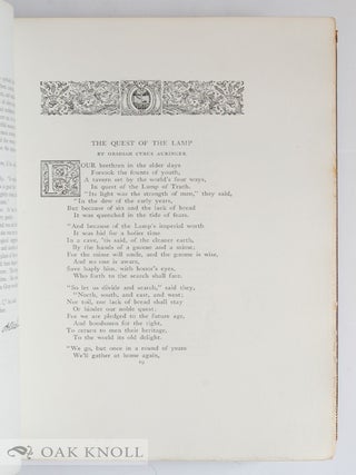 LIBER SCRIPTORUM, THE SECOND BOOK OF THE AUTHORS CLUB.