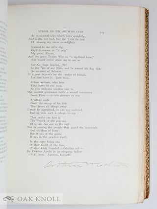 LIBER SCRIPTORUM, THE SECOND BOOK OF THE AUTHORS CLUB.