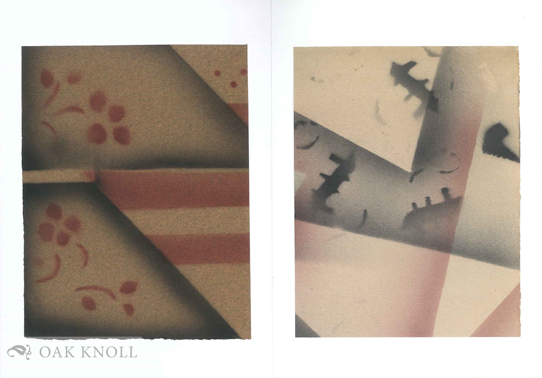 A COLLECTION OF STENCILED-SPRAYED PAPERS OF THE EARLY 20TH CENTURY ...