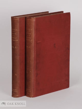 Order Nr. 141812 CATALOGUE OF THE LIBRARY OF THE ARNOLD ARBORETUM OF HARVARD. Ethelyn Maria Tucker