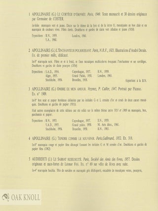 RELIURES 1935-1980.