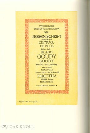 CON AMORE: VALENTI ANGELO. A BIBLIOGRAPHY 1971-1982.