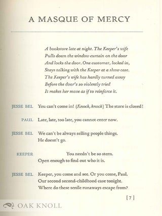 A MASQUE OF MERCY.
