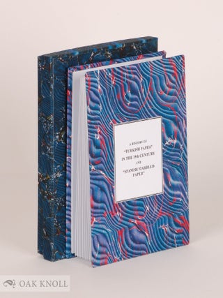 Order Nr. 142016 A HISTORY OF "TURKISH PAPER" IN THE 19TH CENTURY AND "SPANISH MARBLED PAPER"...