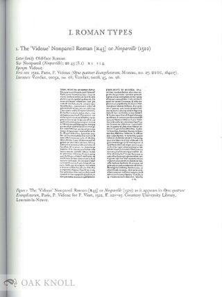 FRENCH RENAISSANCE PRINTING TYPES: A CONSPECTUS